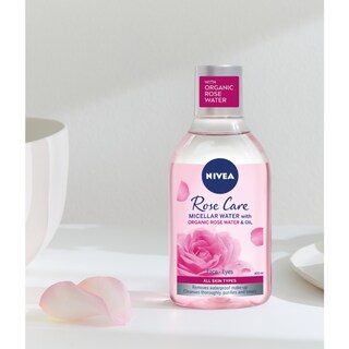 NIVEA | Ντεμακιγιάζ Προσώπου Micellair Ροδόνερο 2 Φάσεων 400ml