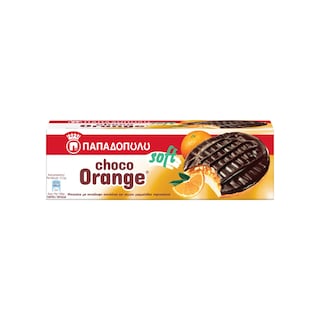 ΠΑΠΑΔΟΠΟΥΛΟΥ | CHOCO ORANGE | Μπισκότα Μαρμελάδα Πορτοκάλι Σοκολάτα 150gr