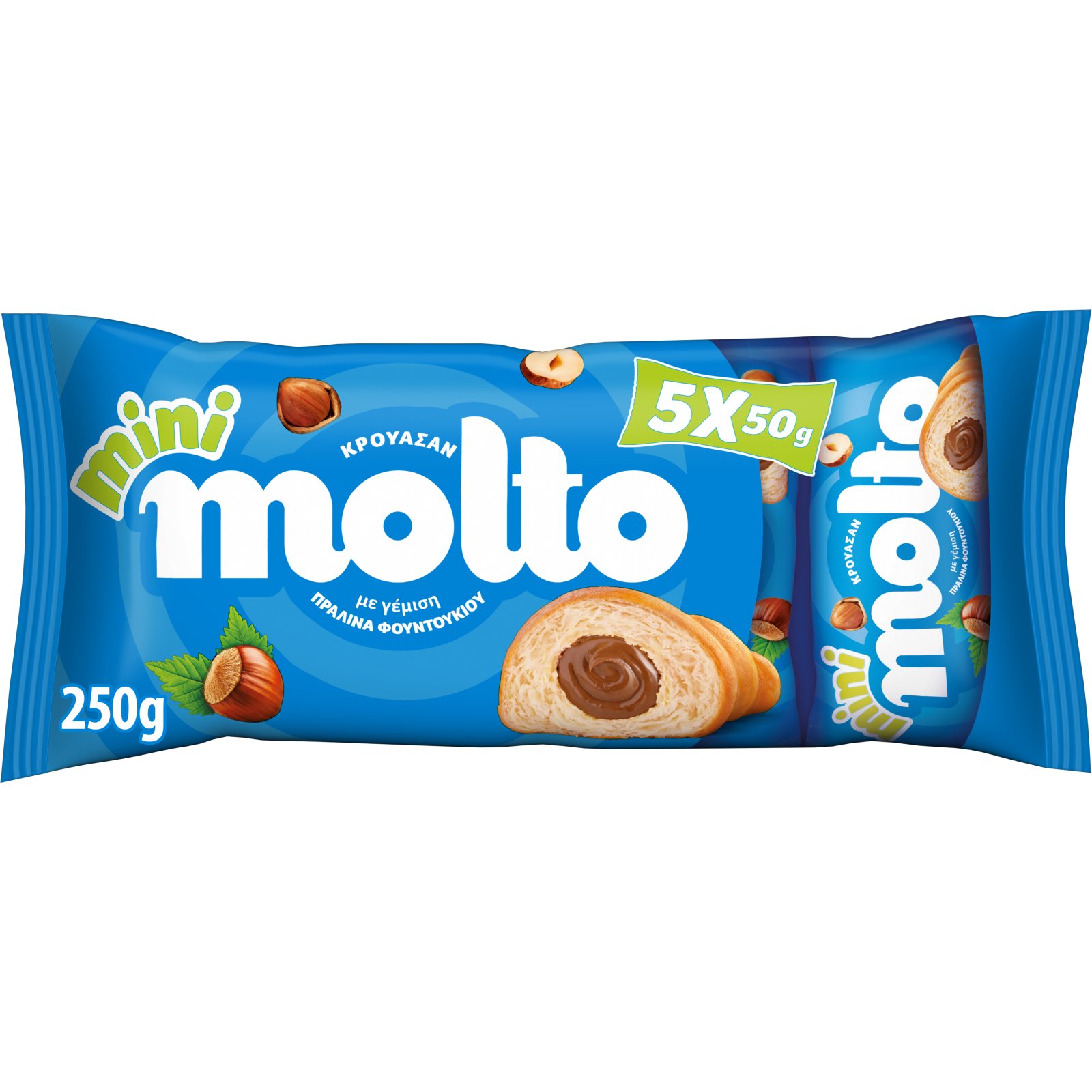 Κρουασάν Μίνι Πραλίνα Φουντουκιού 5x50g