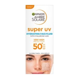 AMBRE SOLAIRE | Αντηλιακό Προσώπου Super UV Hyaluronic SPF50+ 40ml