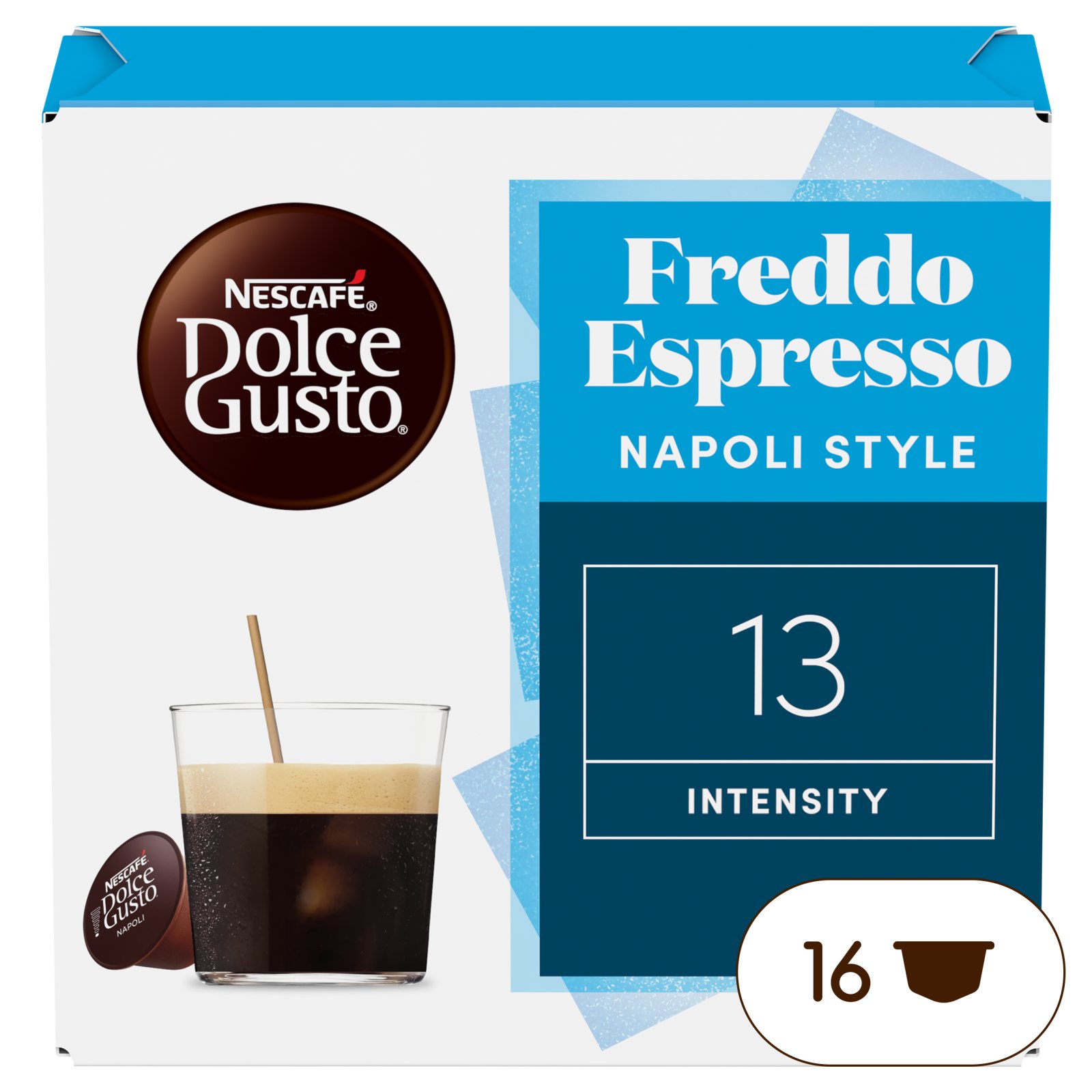 NESCAFE Κάψουλες Καφέ Dolce Gusto Freddo Espresso Napoli 128g