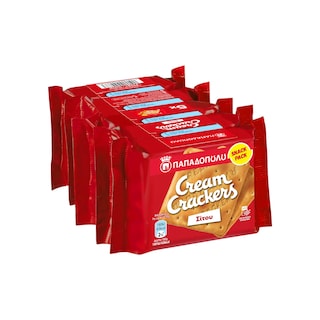 CREAM CRACKERS | Κράκερς Σίτου 5x43g