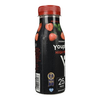 YOUPHORIA | Ρόφημα Γιαουρτιού High Protein Φράουλα 250ml