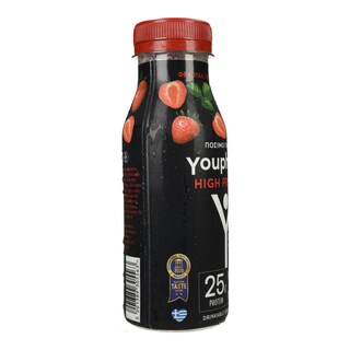 YOUPHORIA | Ρόφημα Γιαουρτιού High Protein Φράουλα 250ml