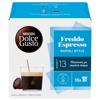 NESCAFE | DOLCE GUSTO | Κάψουλες Καφέ Dolce Gusto Freddo Espresso Napoli 128g