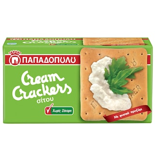 ΠΑΠΑΔΟΠΟΥΛΟΥ | Κράκερς Σίτου Χωρίς Ζάχαρη 165g