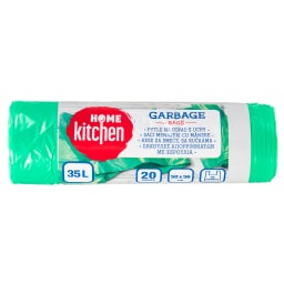 HOME KITCHEN | Σακούλες Απορριμμάτων με Χερούλια 35lt 20 Τεμάχια