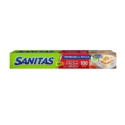 SANITAS | Μεμβράνη 100 Φύλλα 1 Τεμάχιο