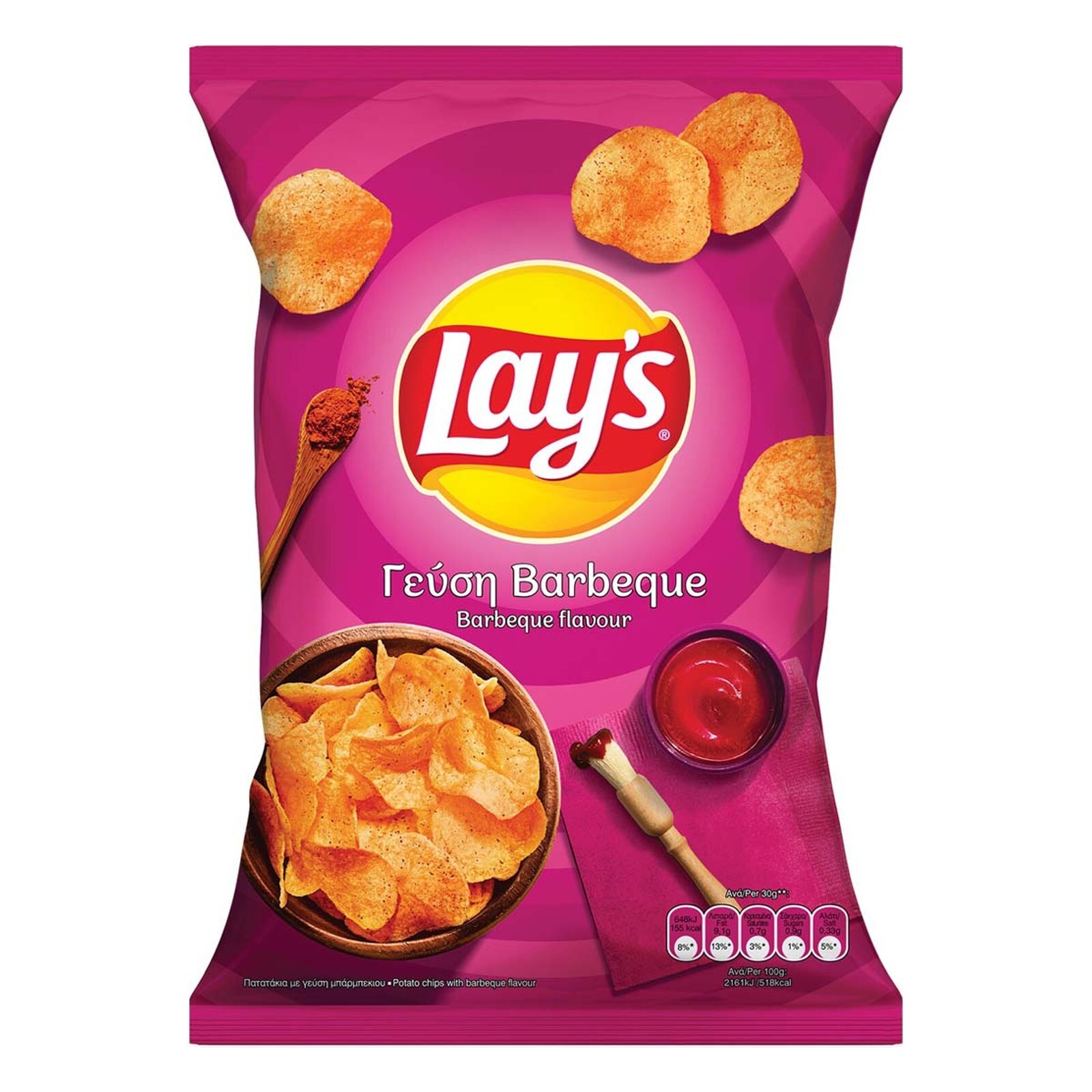 LAYS Τσιπς Barbeque 120g