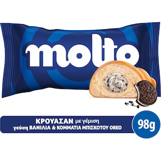 MOLTO | Κρουασάν Βανίλια Oreo Cookies 98g