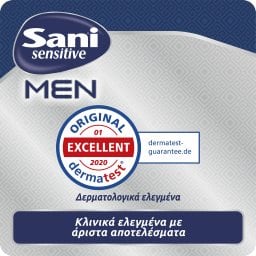 SANI | Επιθέματα Ακράτειας Sensitive Men Super 10 Τεμάχια