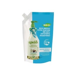 ΑΡΚΑΔΙ | Υγρό Πιάτων Baking Soda & Λεβάντα Ανταλλακτικό 900ml