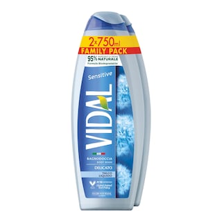 VIDAL | Αφρόλουτρο Talc 2x750ml