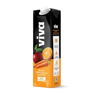 VIVA FRESH | Χυμός Μήλο Πορτοκάλι Καρότο 1lt