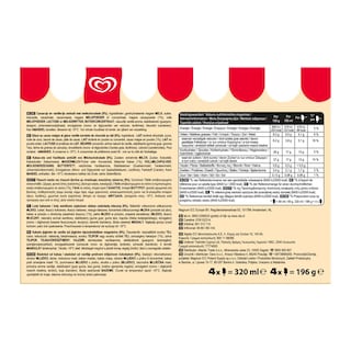 ALGIDA | Παγωτό Originals Κακάο & Βανίλια 4x49g