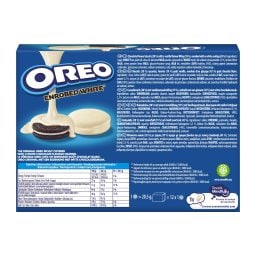 OREO | Μπισκότα Γεμιστά Επικάλυψη Λευκή Σοκολάτα 246g
