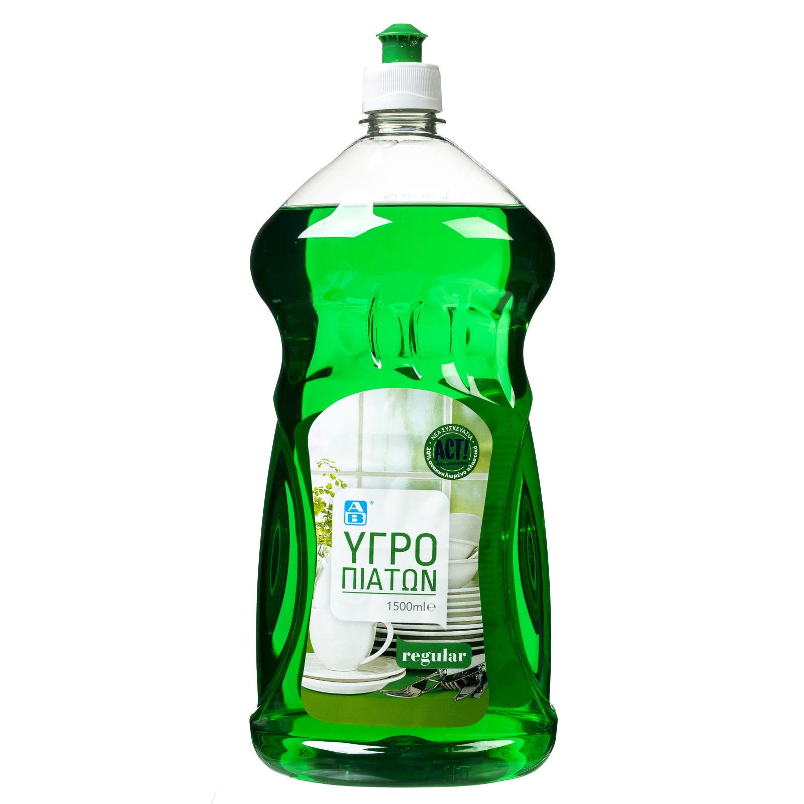 ΑΒ Υγρό Πιάτων Regular 1.5lt