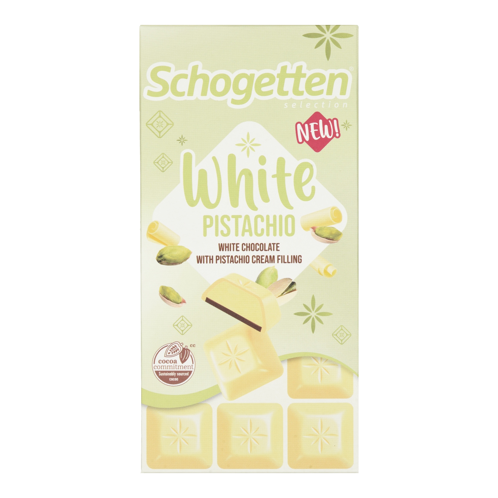 Λευκή Σοκολάτα Κρέμα Φιστικιού 100g