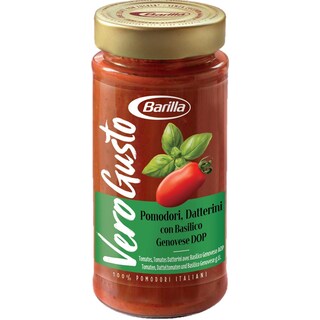 BARILLA | Σάλτσα Τομάτας Vero Gusto με Βασιλικό 300g