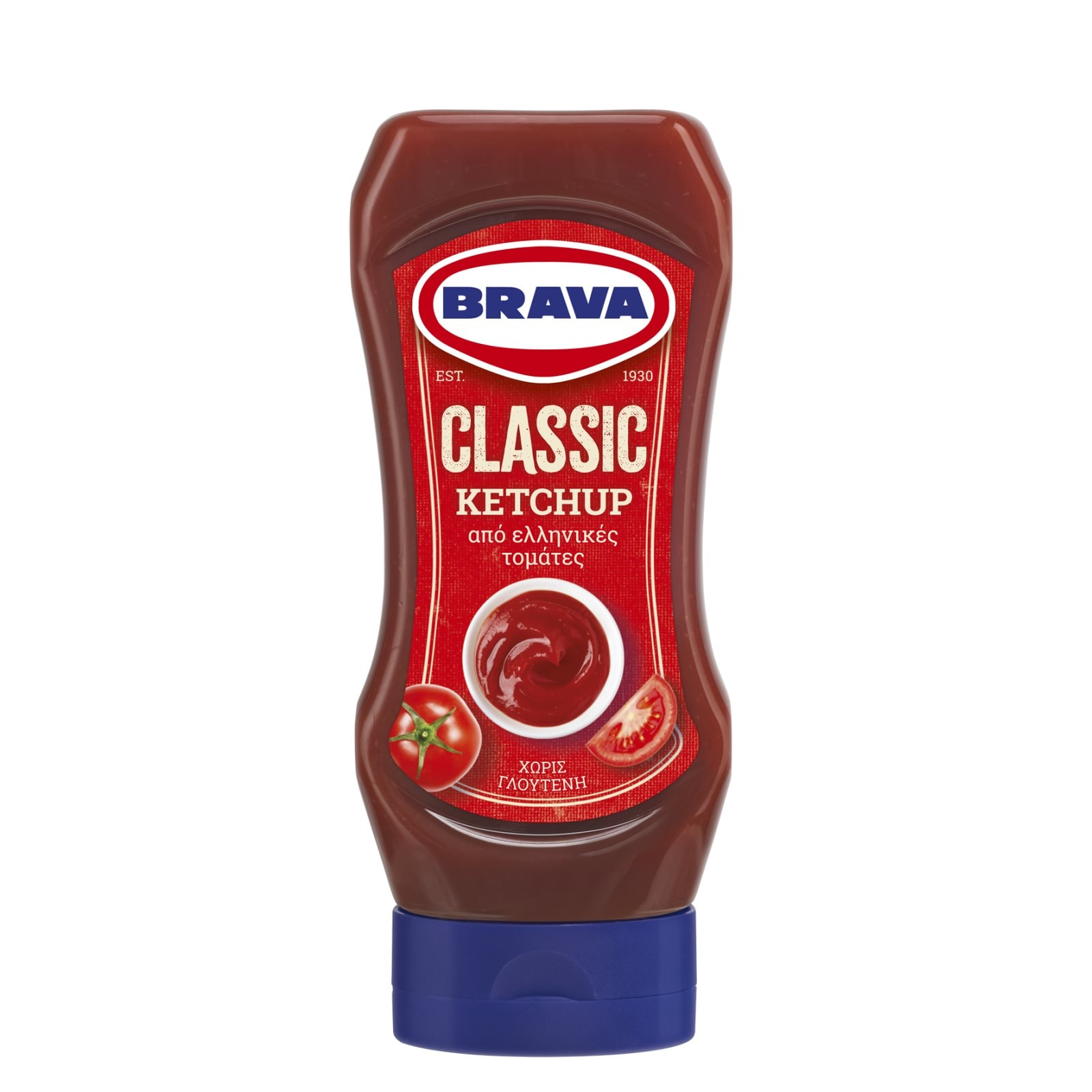 BRAVA Κέτσαπ Χωρίς Γλουτένη 400g