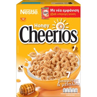 CHEERIOS | Δημητριακά Ολικής Άλεσης Με Μέλι 330g
