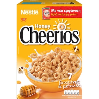 CHEERIOS | Δημητριακά Ολικής Άλεσης Με Μέλι 330g