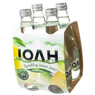 ΙΟΛΗ | Ανθρακούχο Νερό Λεμόνι Λάιμ 4x330ml