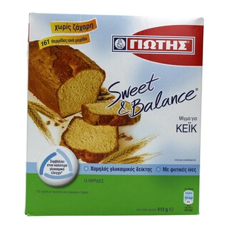 SWEET & BALANCE | Μείγμα Κέικ Γλυκαντικά 413g