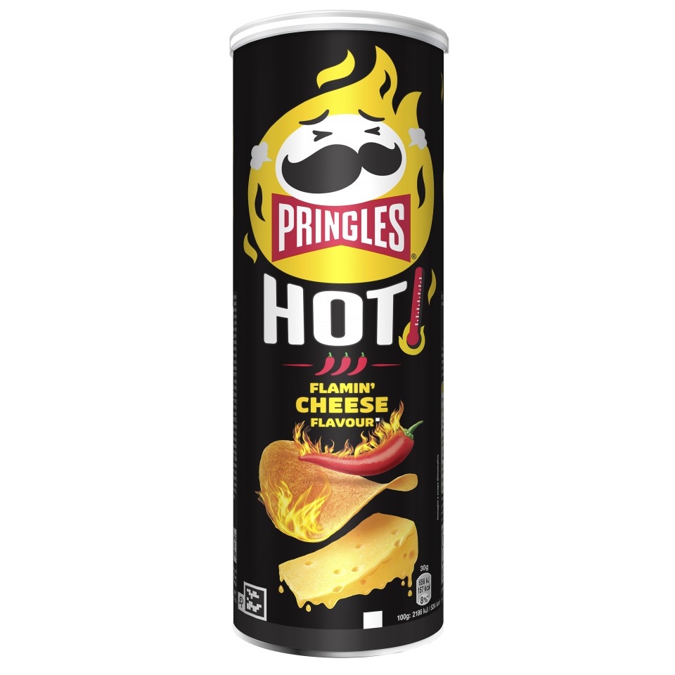 PRINGLES Τσιπς Hot Flamin Cheesy Cheese 160g