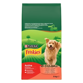 FRISKIES | Ξηρά Τροφή Σκύλου Active Βοδινό 9kg