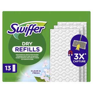 SWIFFER | Στεγνά Πανάκια Clean & Fresh Ανταλλακτικά 13 Τεμάχια