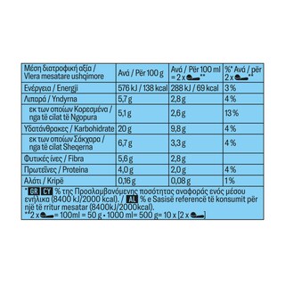 ΕΒΓΑ | Παγωτό Βανίλια 0% Πρόσθετη Ζάχαρη 500g