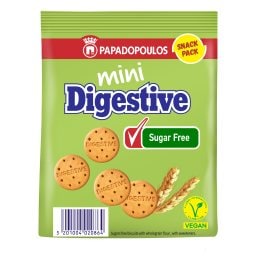 ΠΑΠΑΔΟΠΟΥΛΟΥ | DIGESTIVE | Μπισκότα Mini Digestive Χωρίς Ζάχαρη 70g