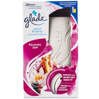 GLADE | ΑΠΟΣΜΗΤΙΚΟ ΧΩΡΟΥ ΑΥΤΟΜΑΤΟ SENSE AND SPRAY RELAXING ZEN SET 18 ML