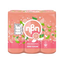 HBH | Αναψυκτικό Pink Grapefruit Κουτί 6x330ml