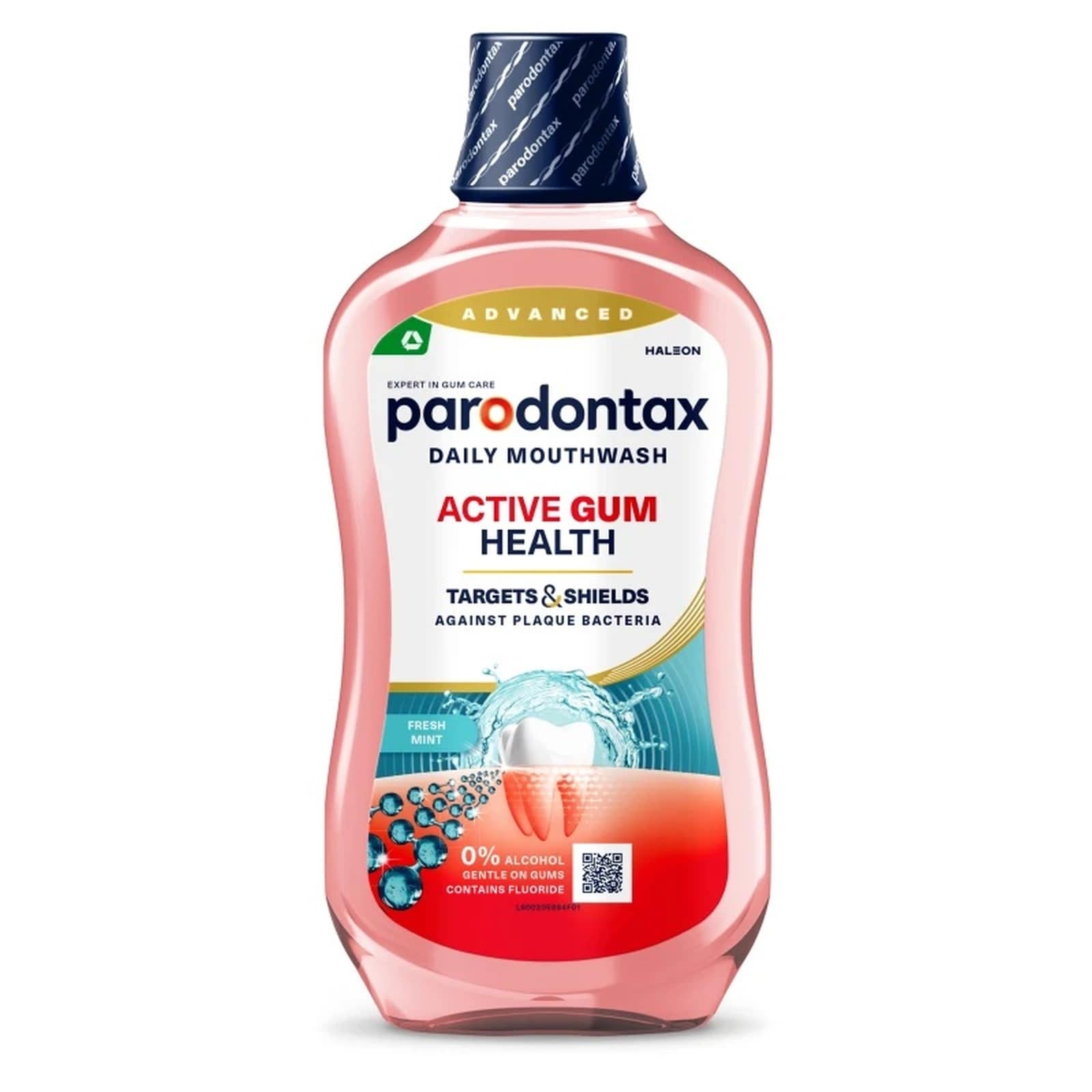 Στοματικό Διάλυμα Active Gum Health Fresh Mint 500ml