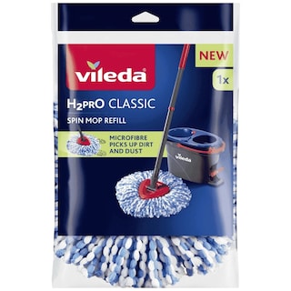 VILEDA | Ανταλλακτικό Σφουγγαρίστρας H2Pro Spin Mop 1 Τεμάχιο
