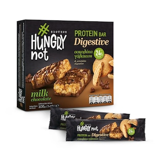 HUNGRYNOT | Μπάρες Πρωτείνης Digestive Σοκολάτα Γάλακτος 3x35g