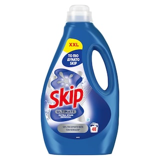 SKIP | Yγρό Πλυντηρίου Ρούχων Ultimate Extra Stain Removal 48 Μεζούρες