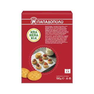 ΠΑΠΑΔΟΠΟΥΛΟΥ | Κράκερς Αλμυρά 190g