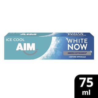 AIM | WHITE NOW | Οδοντόκρεμα Ice Cool Mint 75ml