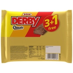 DERBY | Σοκολάτα Derby Classic 38g 3+1 Δώρο
