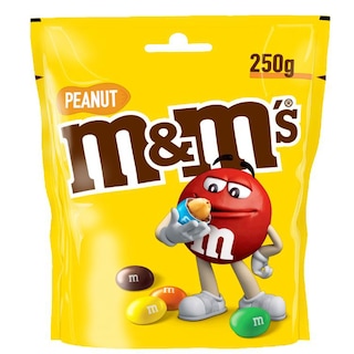 M & M'S | CHOCOLATE POUCH PEANUT 250GR