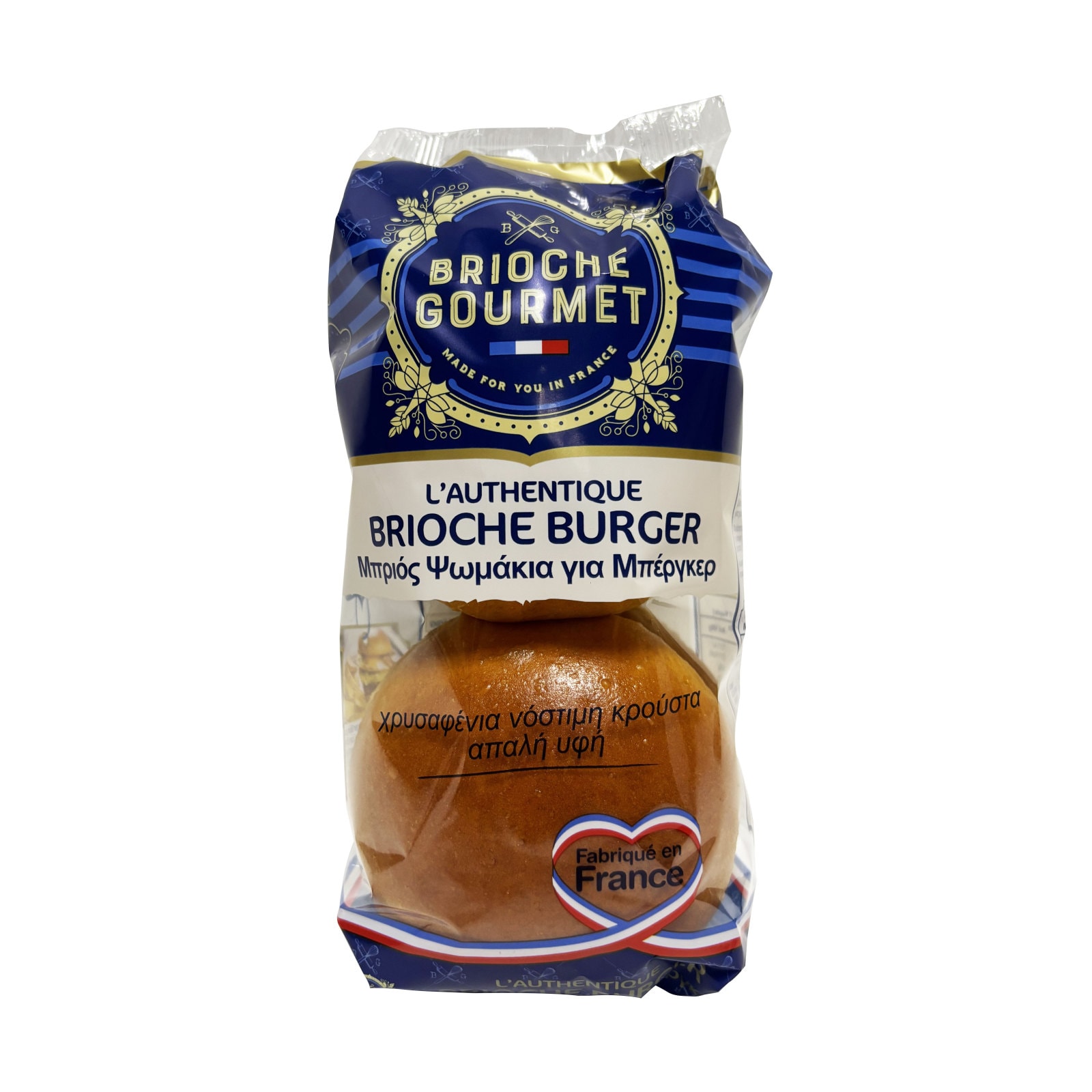 BRIOCHE GOURMET Ψωμί Μπριός για Burger 250g