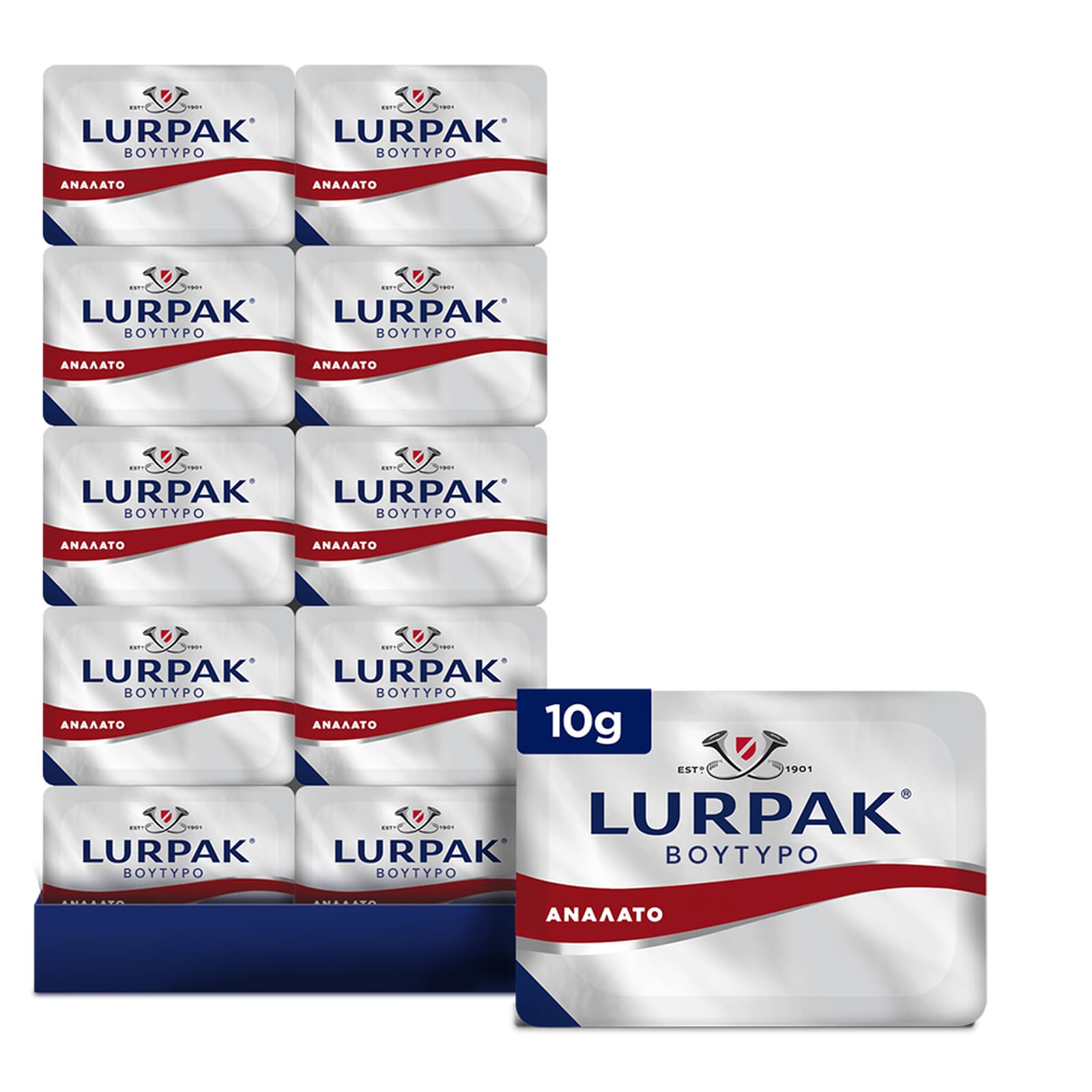 LURPAK Βούτυρο Ανάλατο Μερίδες