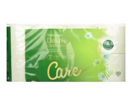 CARE | Χαρτί Υγείας Deluxe Chamomile 4 Φύλλα 16 Ρολά 1.968kg