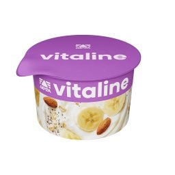VITALINE | Επιδόρπιο Γιαουρτιού Go Protein Μπανάνα Βρώμη 2x170g