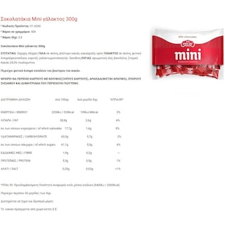 OSCAR | Σοκολατάκια Γάλακτος Μίνι 300g