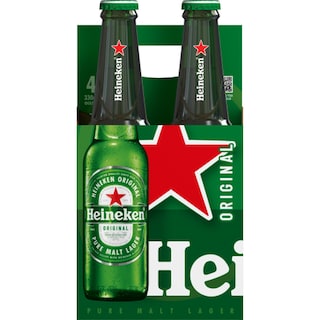 HEINEKEN | Μπύρα Lager Φιάλη 4x330ml