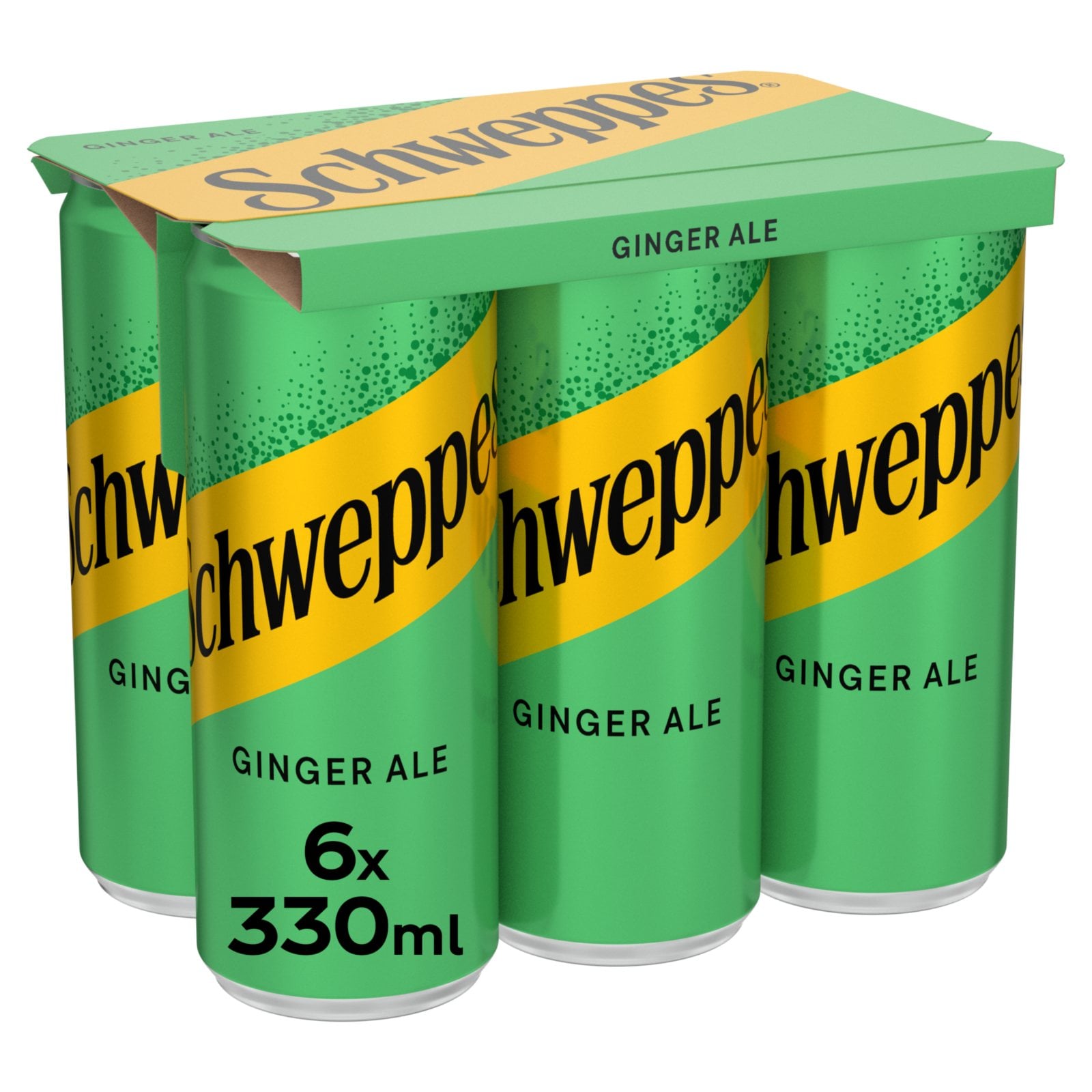 SCHWEPPES Αναψυκτικό Ginger Ale Κουτί 6x330ml
